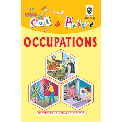 Cut and paste book of OCCUPATIONS - Indian Book Depot (Map House)