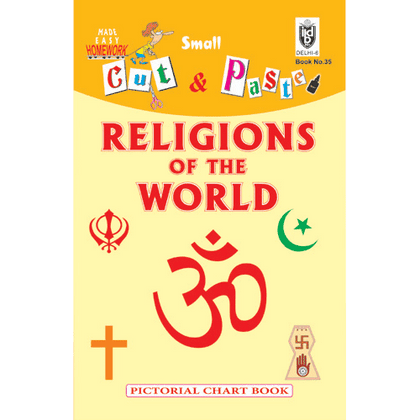 Cut and paste book of RELIGIONS OF THE WORLD - Indian Book Depot (Map House)