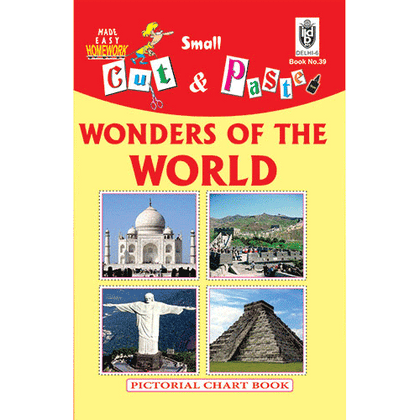 Cut and paste book of WONDERS OF THE WORLD - Indian Book Depot (Map House)