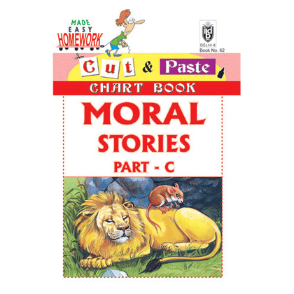 Cut and paste book of MORAL STORIES PART - C - Indian Book Depot (Map House)