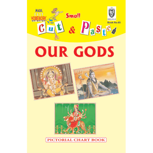 Cut and paste book of OUR GODS - Indian Book Depot (Map House)