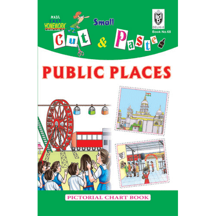 Cut and paste book of PUBLIC PLACES - Indian Book Depot (Map House)