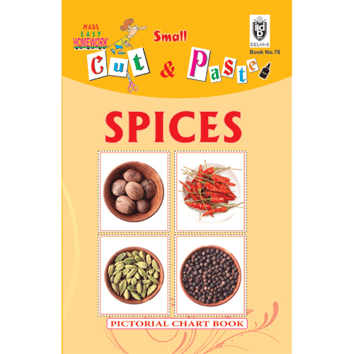 Cut and paste book of SPICES - Indian Book Depot (Map House)