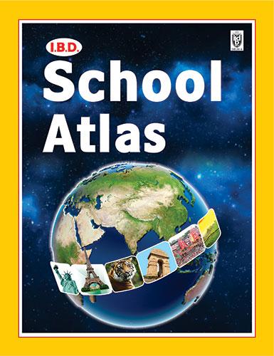 IBD School Atlas (English) Latest 2020 edition - Indian Book Depot (Map House)