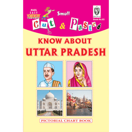 Cut and paste book of UTTAR PRADESH - Indian Book Depot (Map House)