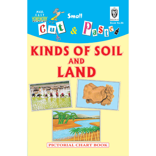 Cut and paste book of KINDS OF SOIL AND LAND - Indian Book Depot (Map House)