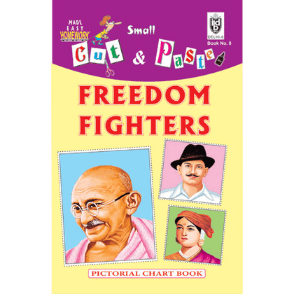 Cut and paste book of FREEDOM FIGHTERS - Indian Book Depot (Map House)