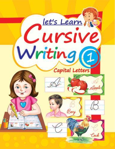 Lets Learn Cursive Writing Part 1 (Capital Letters) - Indian Book Depot (Map House)
