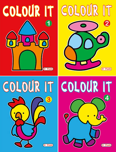 SET OF COLOUR IT BOOK-1,2,3 & 4