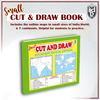 Small Cut and Draw outline map practice book SMALL size (contains assorted 100 maps) India|world|continents|political and physical maps