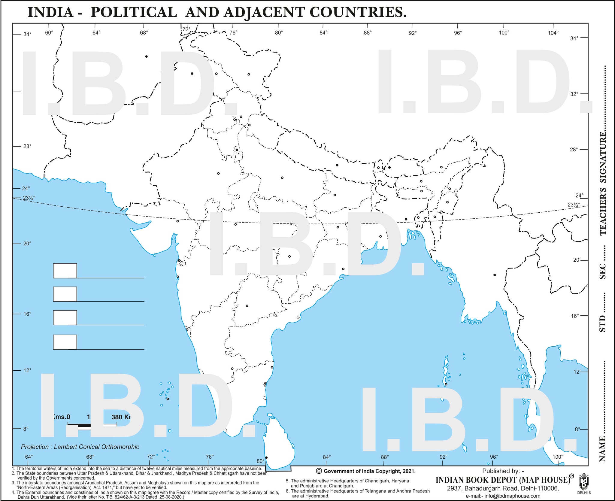 India Segmentation Map India Political Map Hd A India Political Map, With Zoomed In Segments