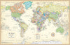 World Political Map Classic Edition (English) Size 30x20 Inches