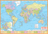 WORLD POLITICAL MAP (ENGLISH) SIZE 70 X 100 CMS