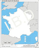Big size | Practice Map of France |Pack of 100 Maps| Outline Maps - Indian Book Depot (Map House)