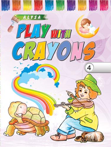 Alysa Play With Crayons - 4 - Indian Book Depot (Map House)