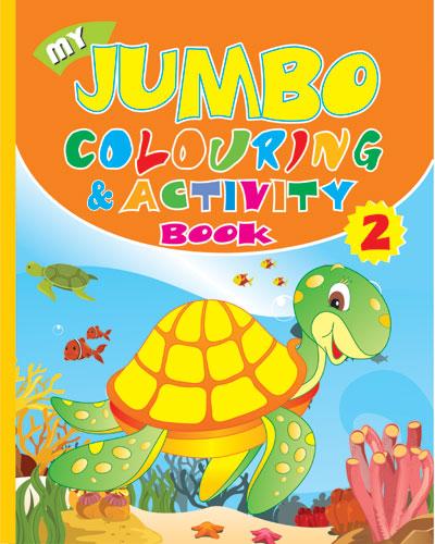 My Jumbo Colouring & Activity  - 2 - Indian Book Depot (Map House)