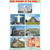 7.7.07 NEW WONDERS OF THE WORLD CHART SIZE 12X18 (INCHS) Gloss Art Paper